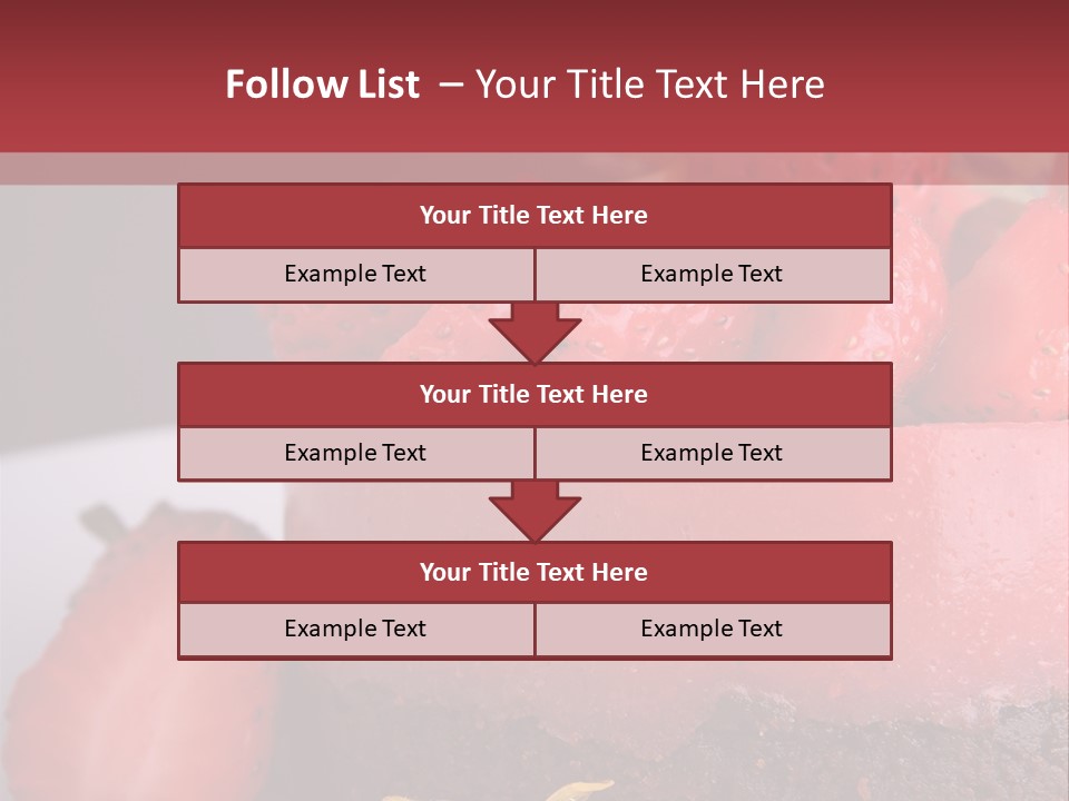 Restaurant Fruits Chocolat PowerPoint Template