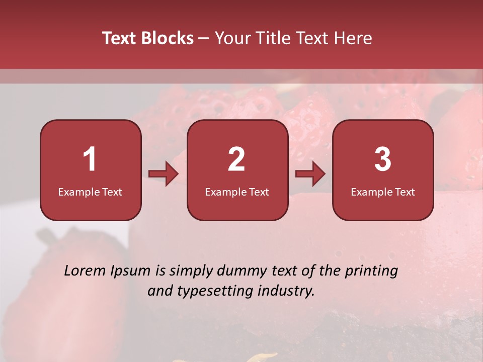 Restaurant Fruits Chocolat PowerPoint Template