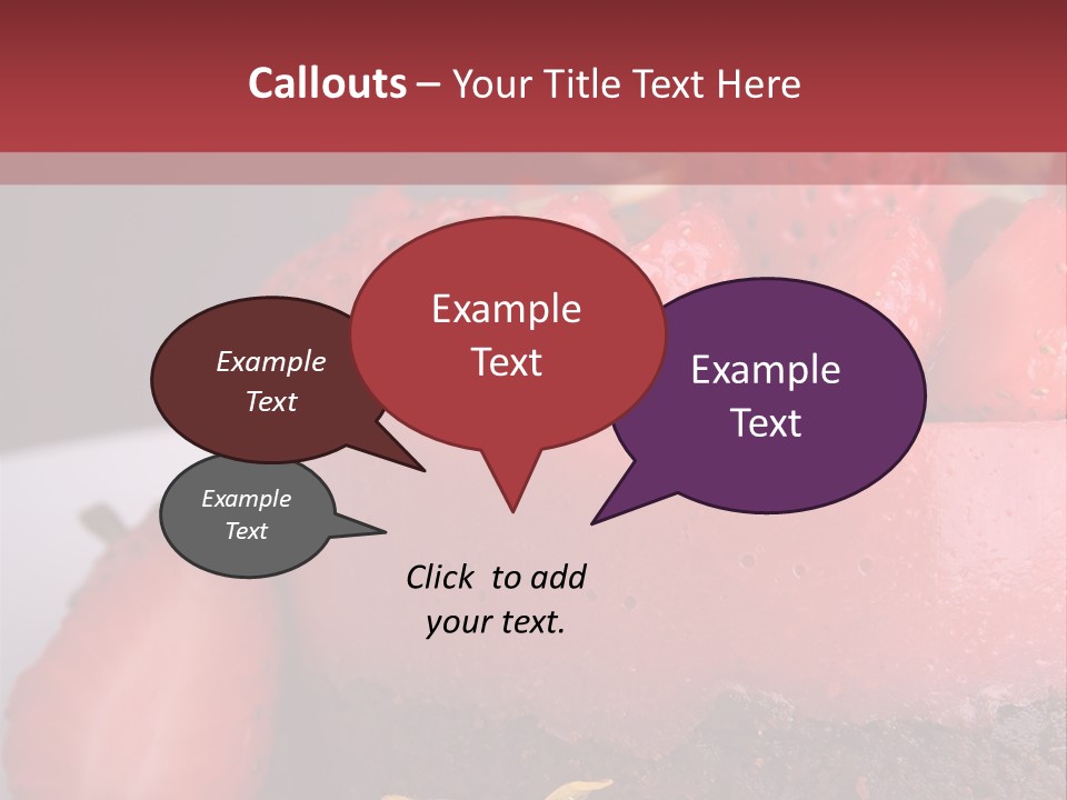 Restaurant Fruits Chocolat PowerPoint Template