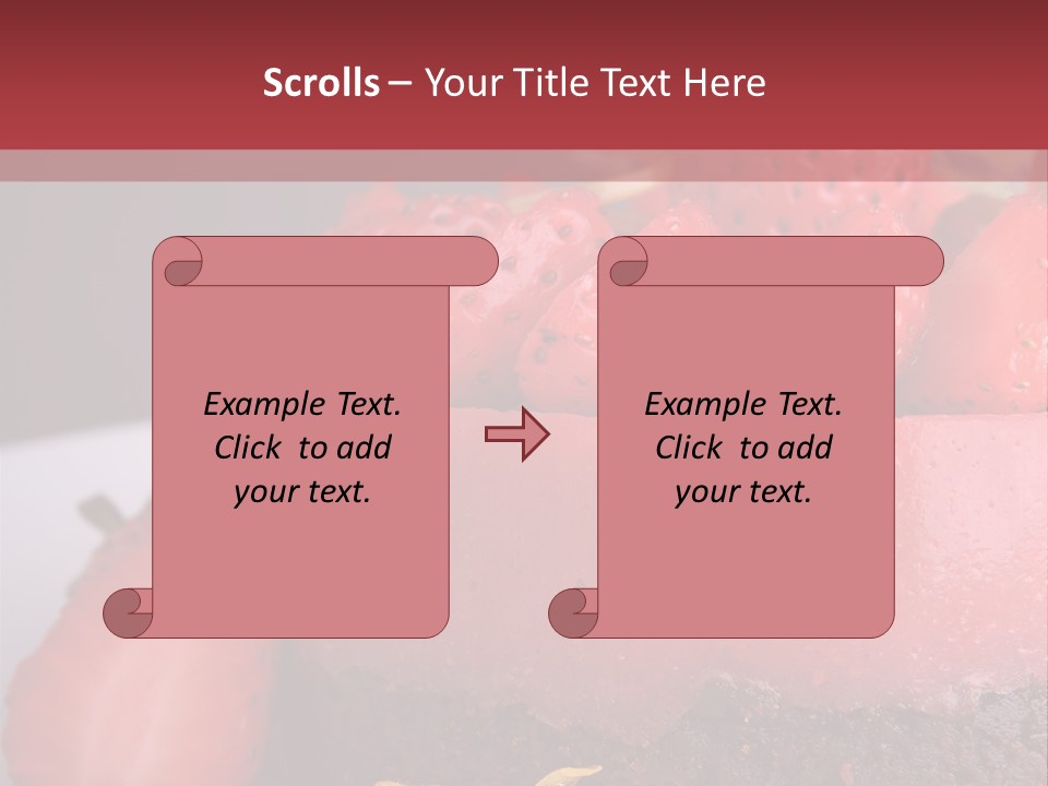 Restaurant Fruits Chocolat PowerPoint Template