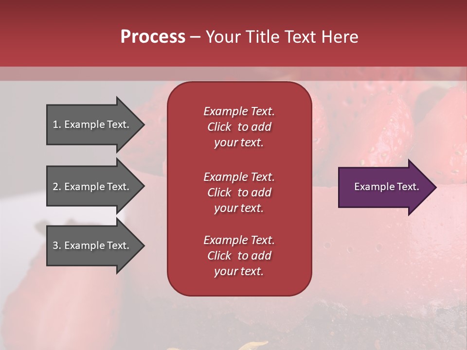 Restaurant Fruits Chocolat PowerPoint Template