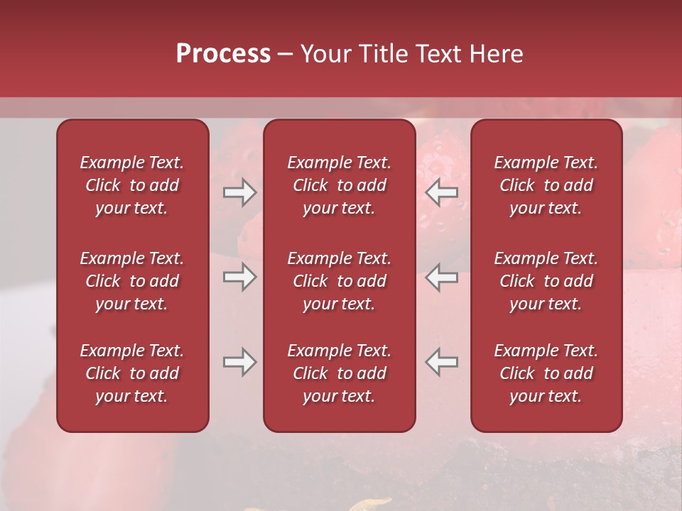 Restaurant Fruits Chocolat PowerPoint Template