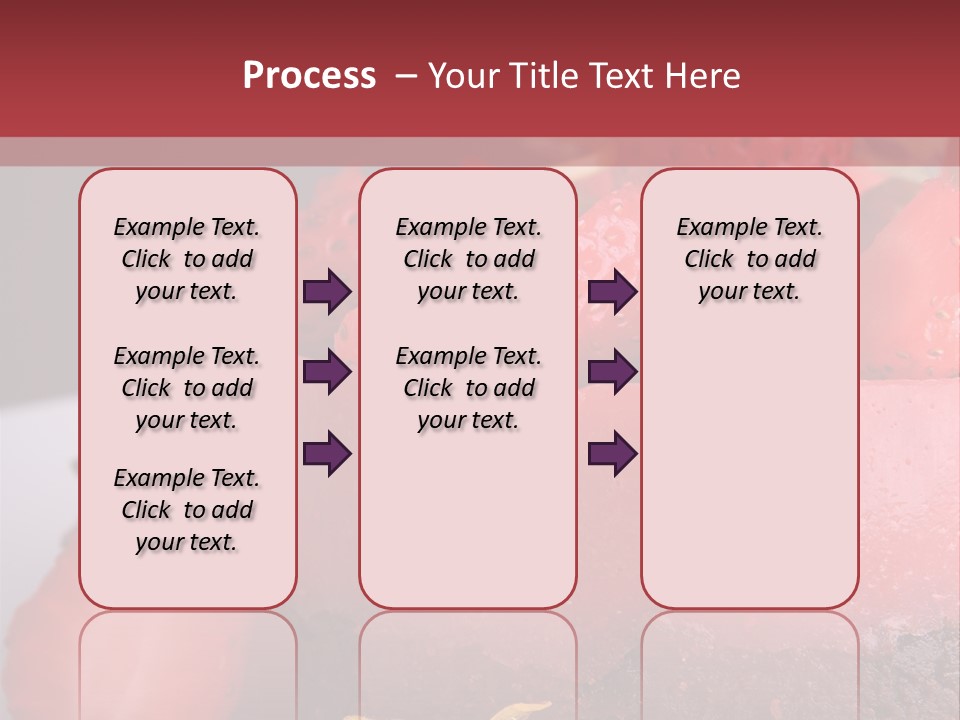 Restaurant Fruits Chocolat PowerPoint Template