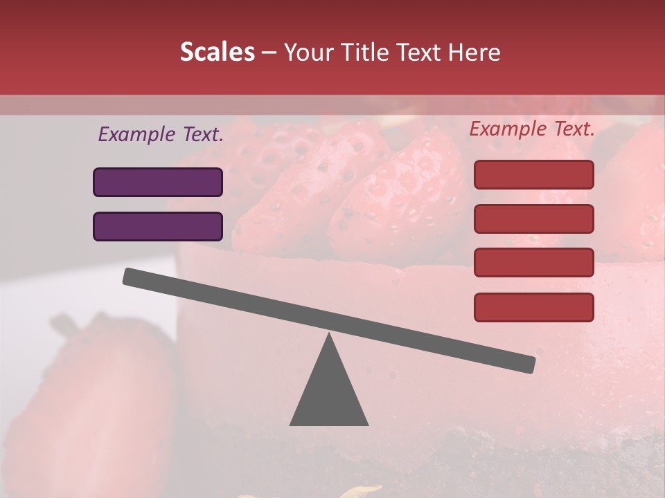 Restaurant Fruits Chocolat PowerPoint Template