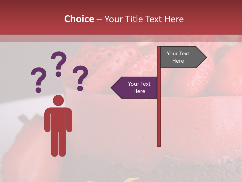 Restaurant Fruits Chocolat PowerPoint Template