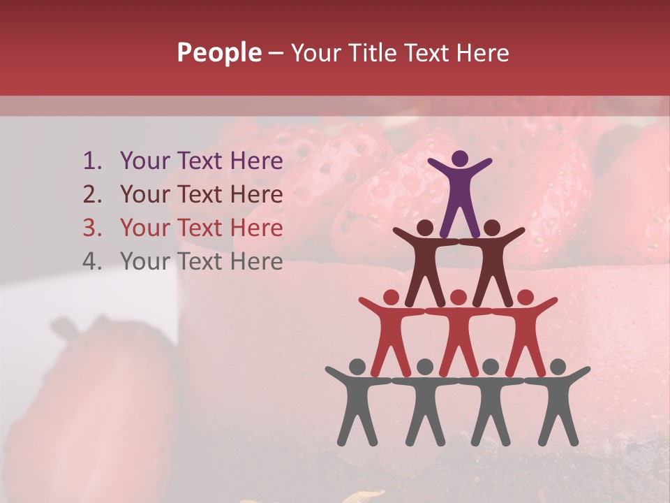 Restaurant Fruits Chocolat PowerPoint Template