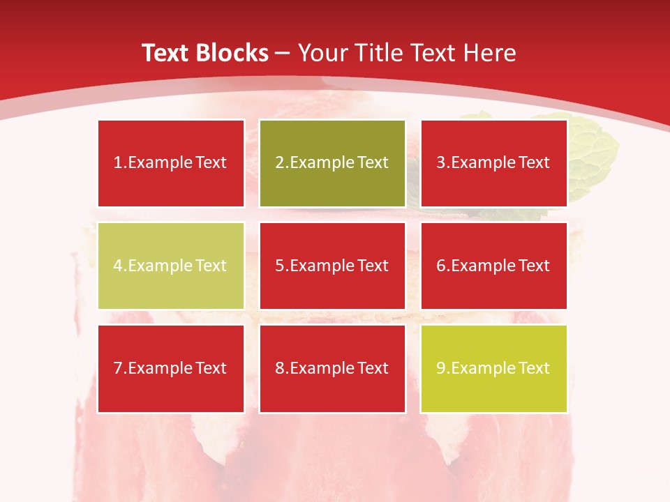 A Piece Of Cake With Strawberries On Top Of It PowerPoint Template