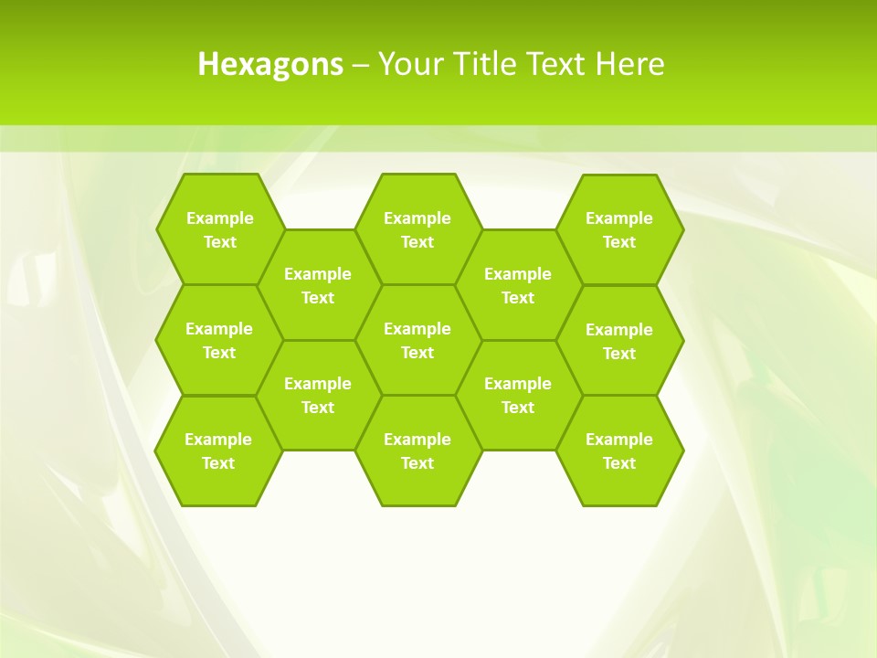 A Green And White Abstract Powerpoint Presentation PowerPoint Template