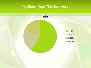 A Green And White Abstract Powerpoint Presentation PowerPoint Template