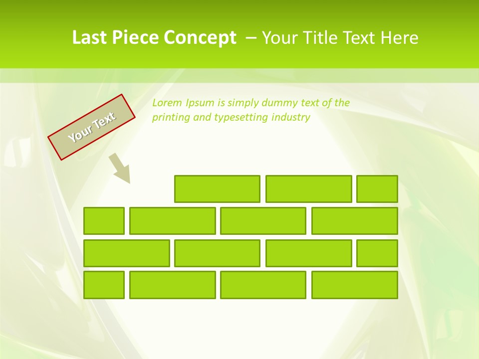 A Green And White Abstract Powerpoint Presentation PowerPoint Template