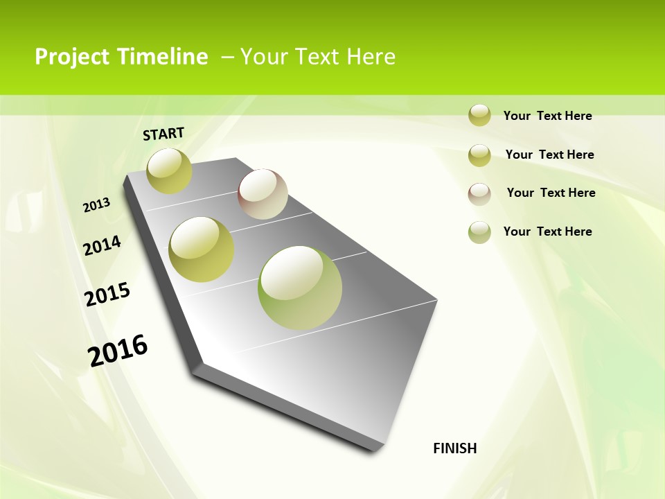 A Green And White Abstract Powerpoint Presentation PowerPoint Template