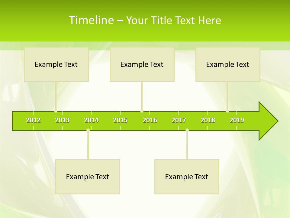 A Green And White Abstract Powerpoint Presentation PowerPoint Template