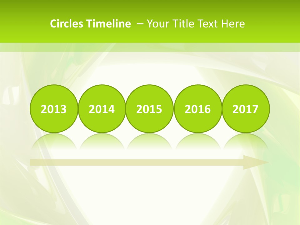 A Green And White Abstract Powerpoint Presentation PowerPoint Template