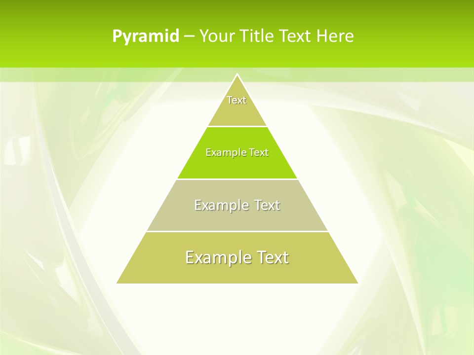 A Green And White Abstract Powerpoint Presentation PowerPoint Template