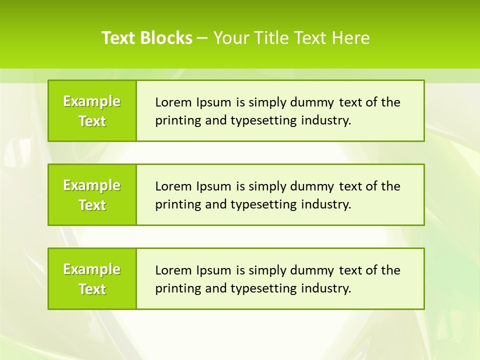 A Green And White Abstract Powerpoint Presentation PowerPoint Template