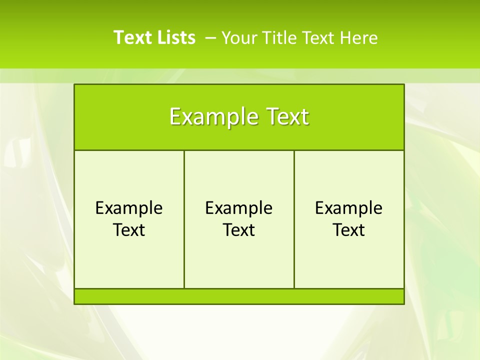 A Green And White Abstract Powerpoint Presentation PowerPoint Template