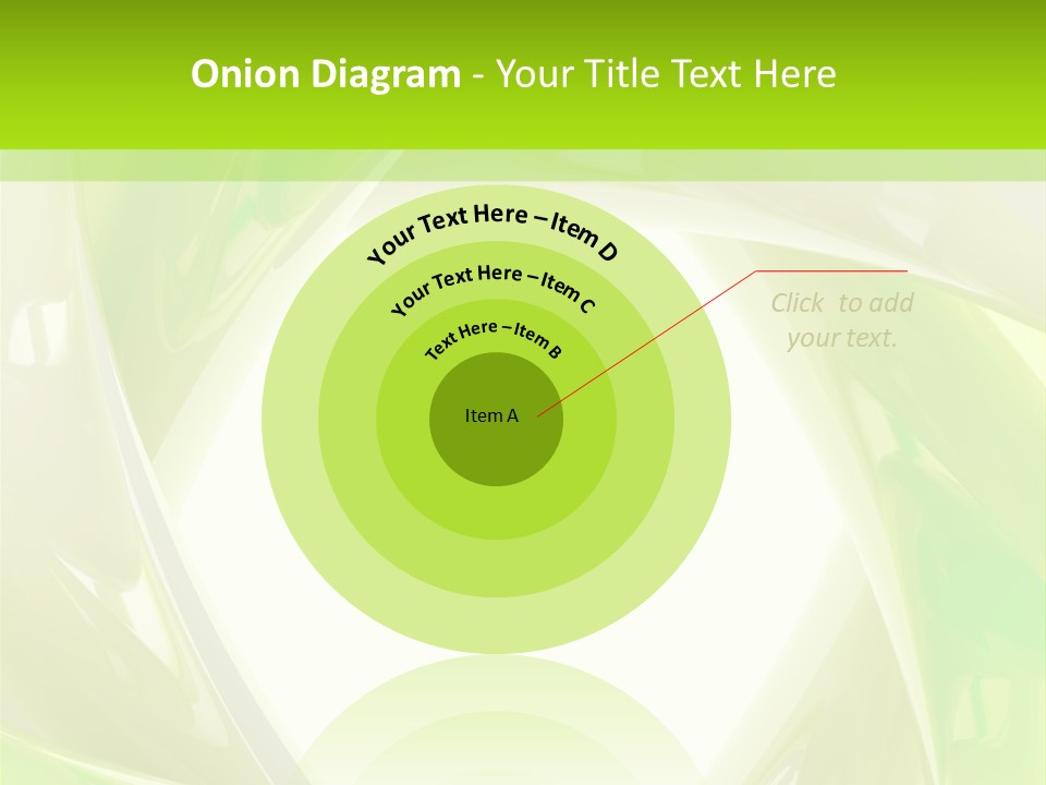 A Green And White Abstract Powerpoint Presentation PowerPoint Template