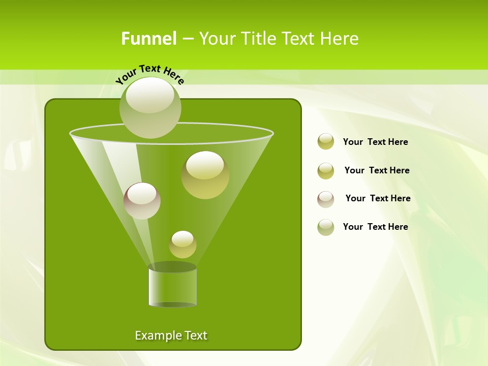 A Green And White Abstract Powerpoint Presentation PowerPoint Template
