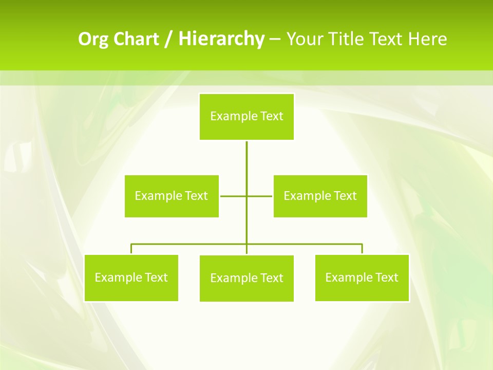 A Green And White Abstract Powerpoint Presentation PowerPoint Template