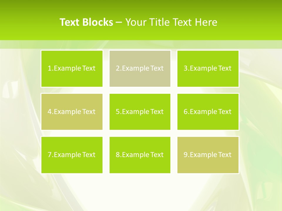 A Green And White Abstract Powerpoint Presentation PowerPoint Template