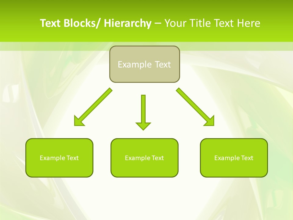 A Green And White Abstract Powerpoint Presentation PowerPoint Template