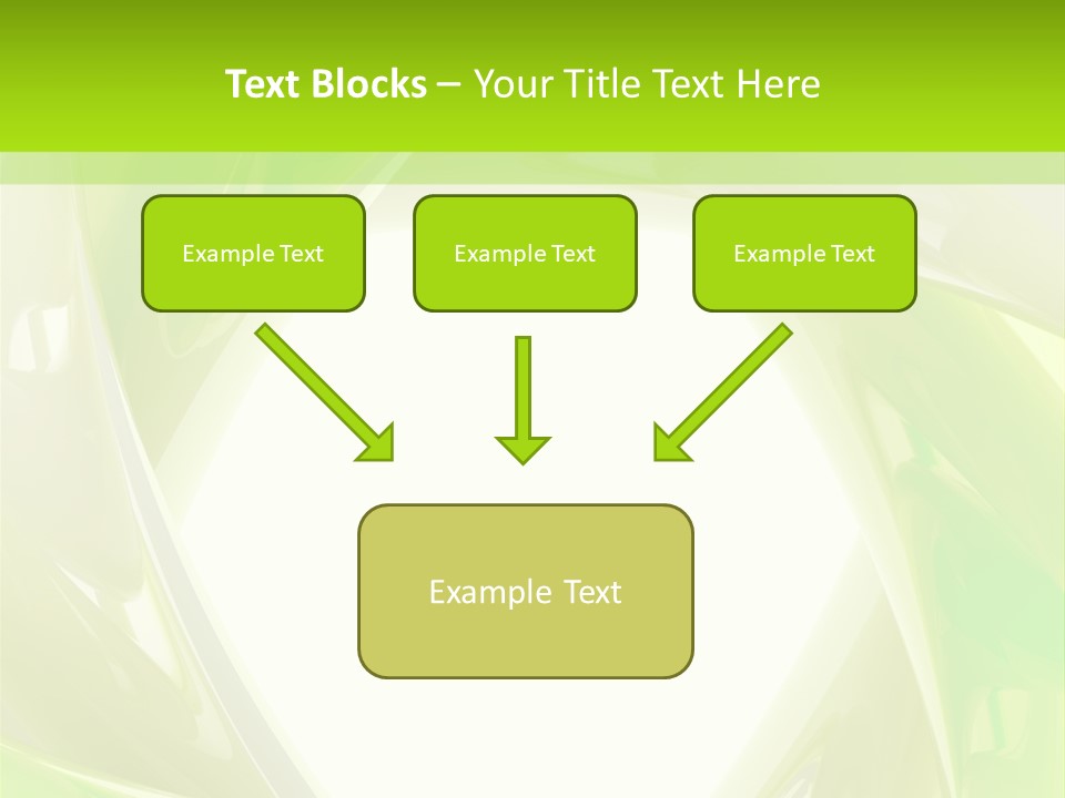 A Green And White Abstract Powerpoint Presentation PowerPoint Template