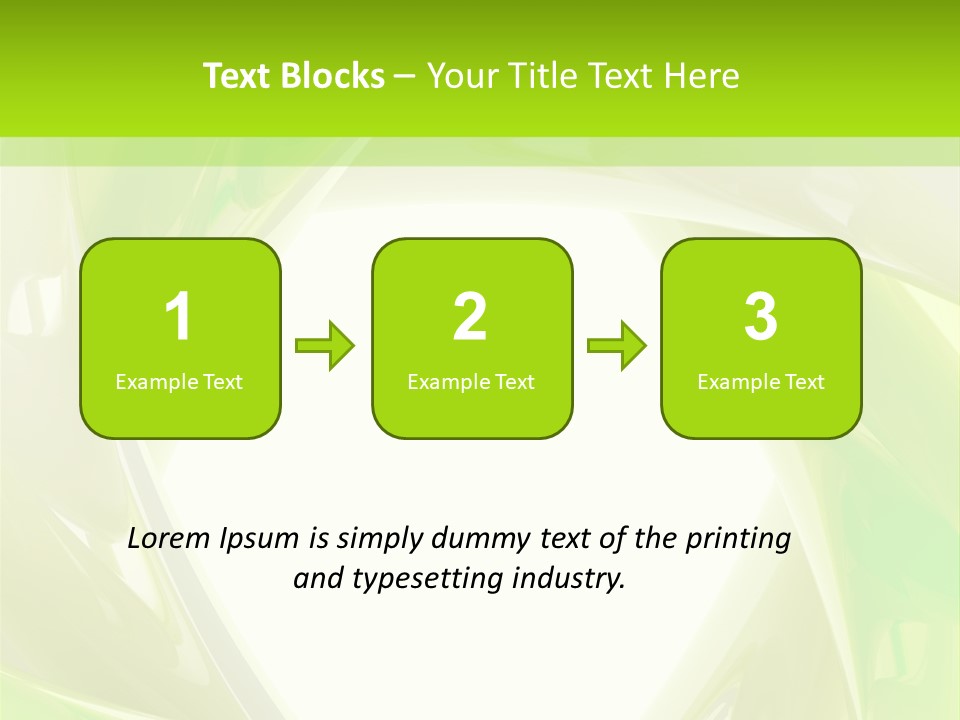 A Green And White Abstract Powerpoint Presentation PowerPoint Template