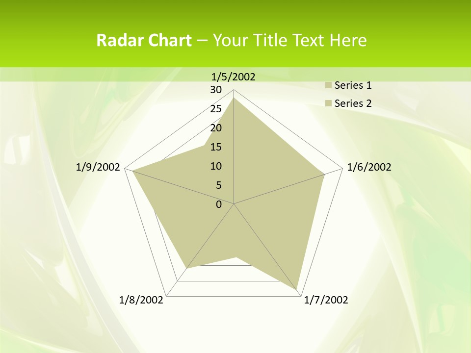 A Green And White Abstract Powerpoint Presentation PowerPoint Template