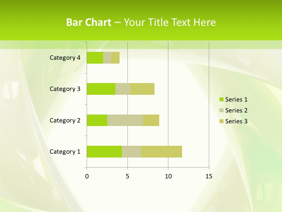 A Green And White Abstract Powerpoint Presentation PowerPoint Template