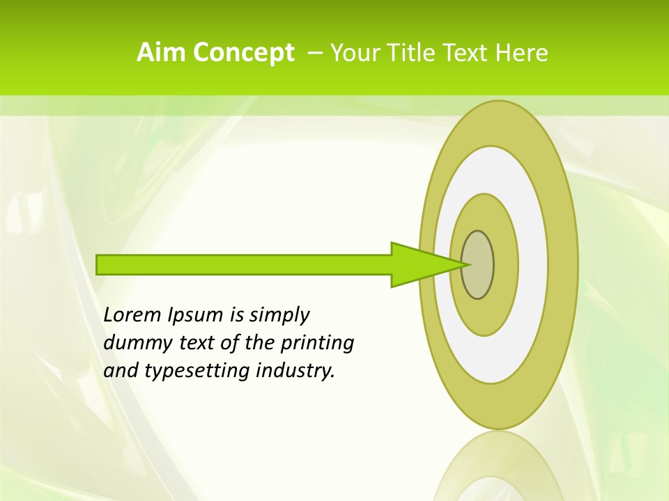 A Green And White Abstract Powerpoint Presentation PowerPoint Template