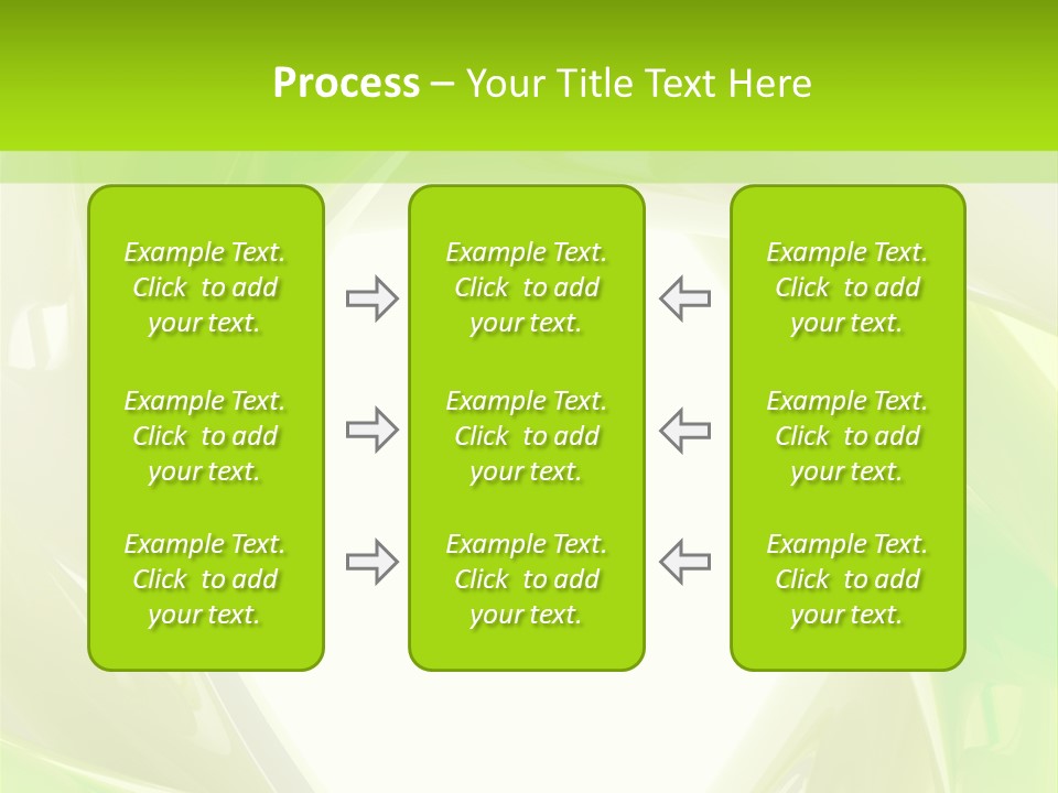 A Green And White Abstract Powerpoint Presentation PowerPoint Template
