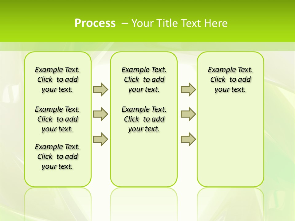 A Green And White Abstract Powerpoint Presentation PowerPoint Template