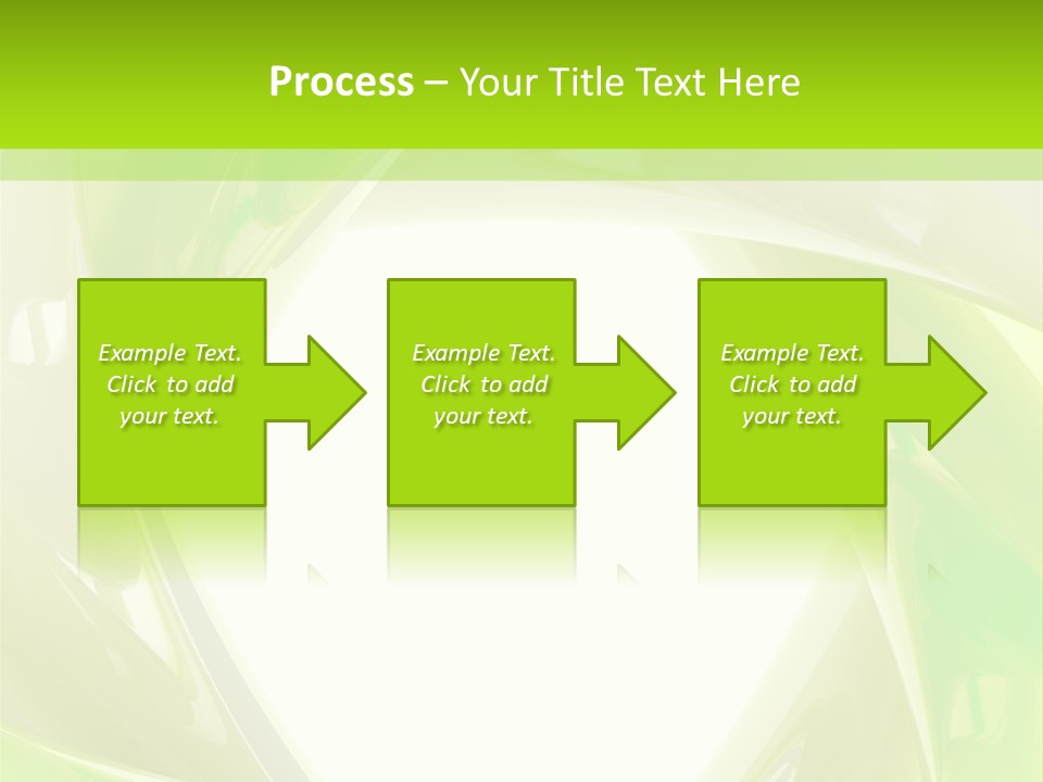 A Green And White Abstract Powerpoint Presentation PowerPoint Template