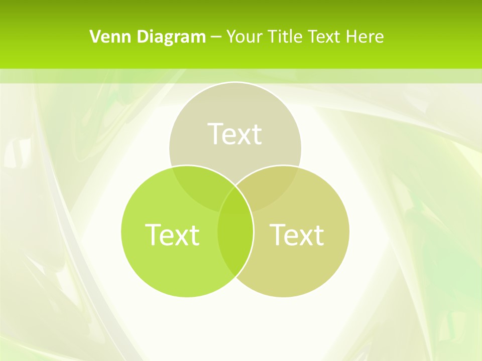 A Green And White Abstract Powerpoint Presentation PowerPoint Template