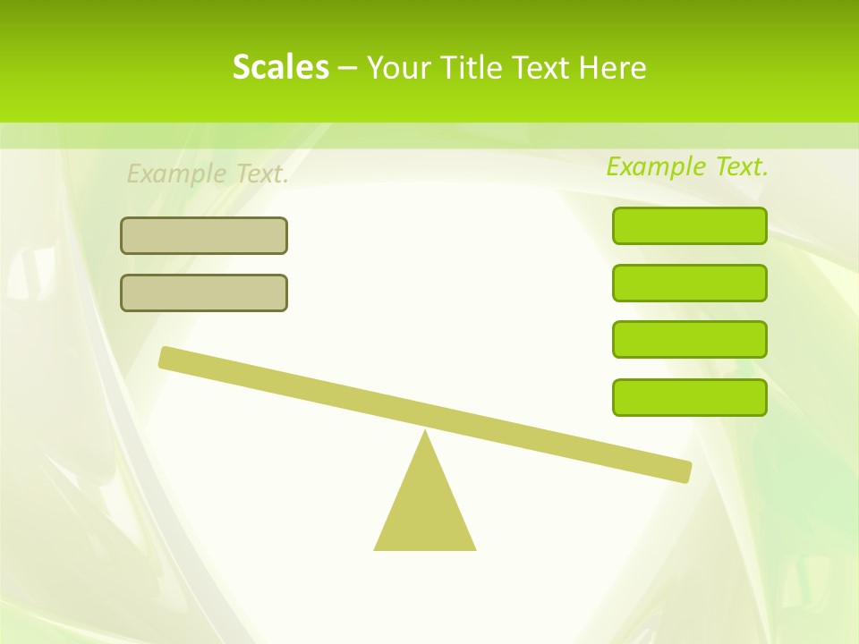 A Green And White Abstract Powerpoint Presentation PowerPoint Template