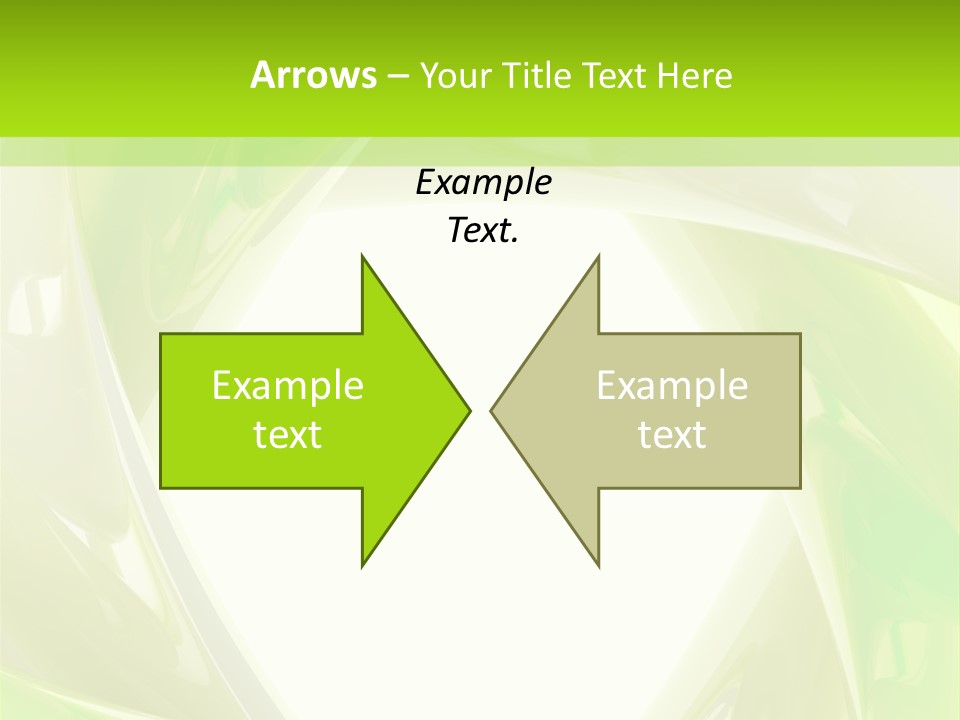 A Green And White Abstract Powerpoint Presentation PowerPoint Template