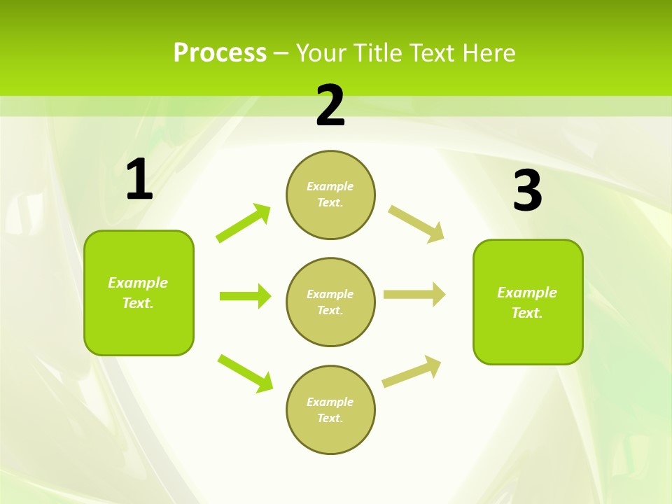 A Green And White Abstract Powerpoint Presentation PowerPoint Template
