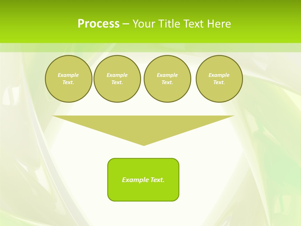 A Green And White Abstract Powerpoint Presentation PowerPoint Template