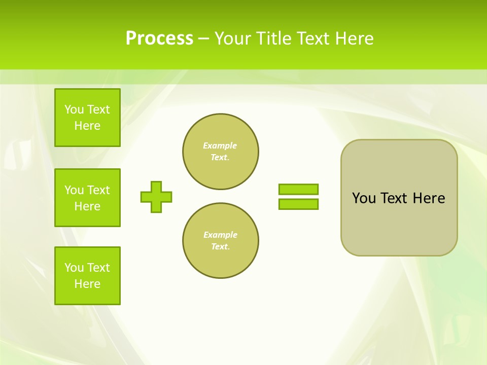 A Green And White Abstract Powerpoint Presentation PowerPoint Template