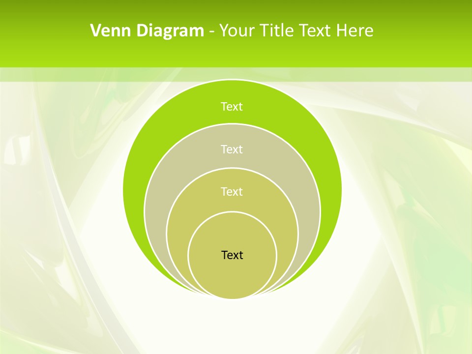 A Green And White Abstract Powerpoint Presentation PowerPoint Template