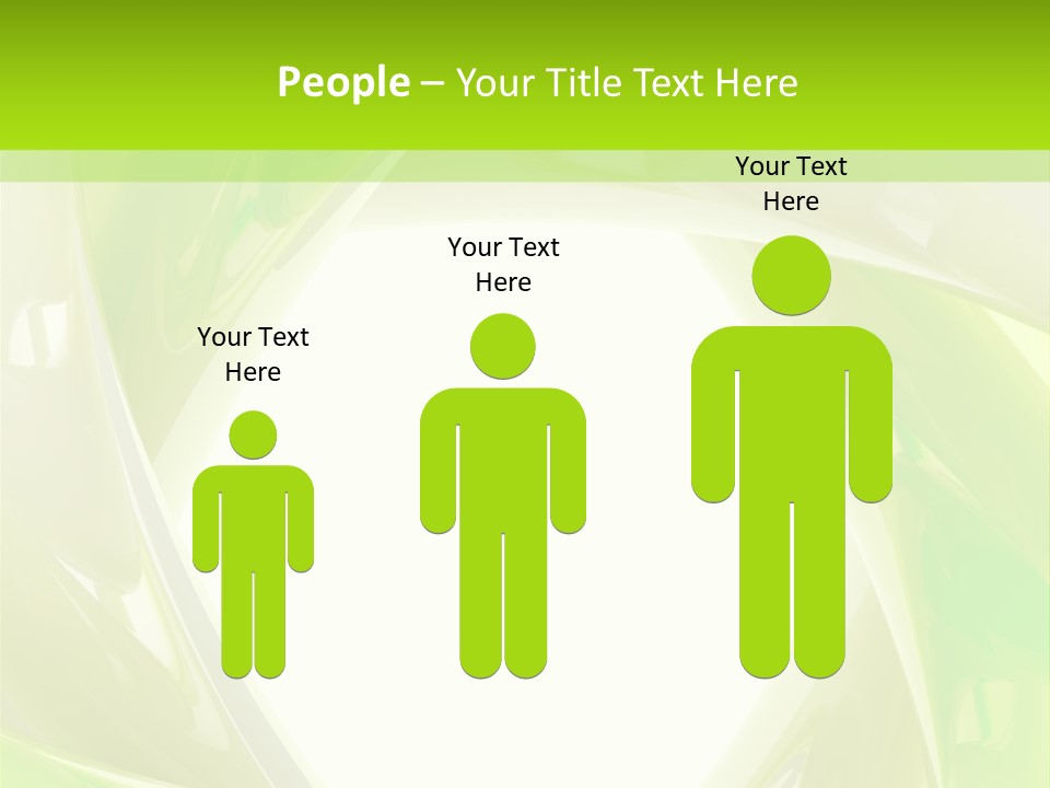 A Green And White Abstract Powerpoint Presentation PowerPoint Template