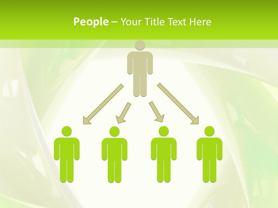 A Green And White Abstract Powerpoint Presentation PowerPoint Template