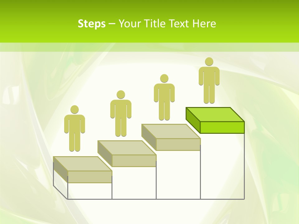 A Green And White Abstract Powerpoint Presentation PowerPoint Template