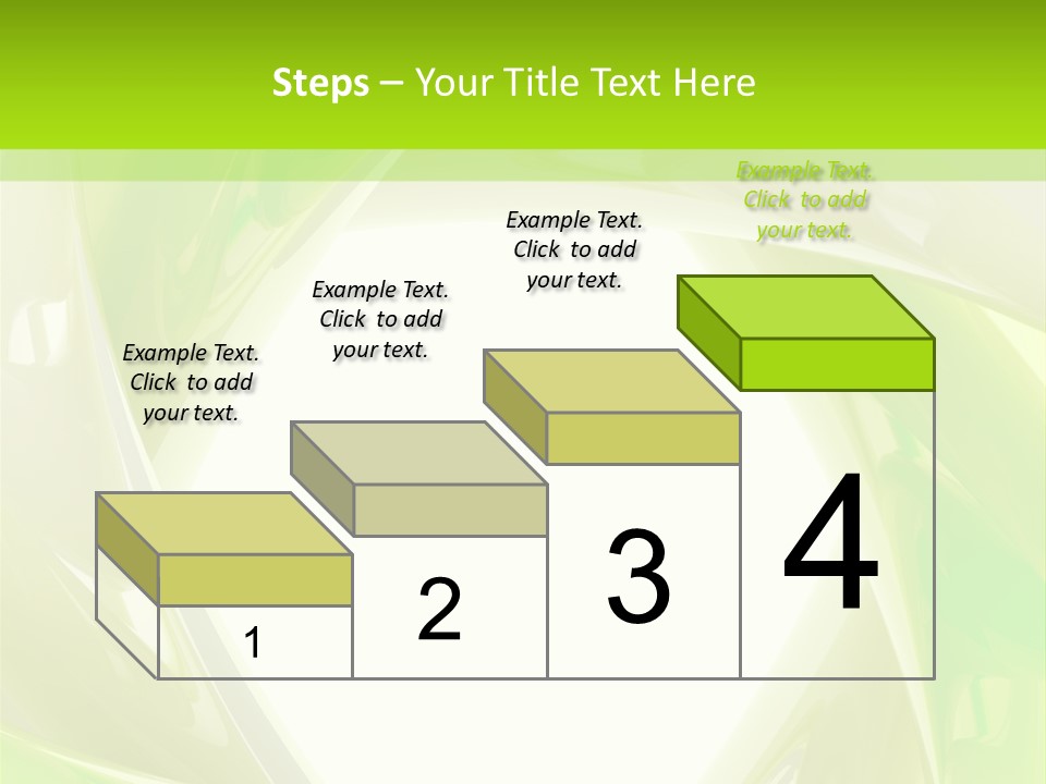 A Green And White Abstract Powerpoint Presentation PowerPoint Template
