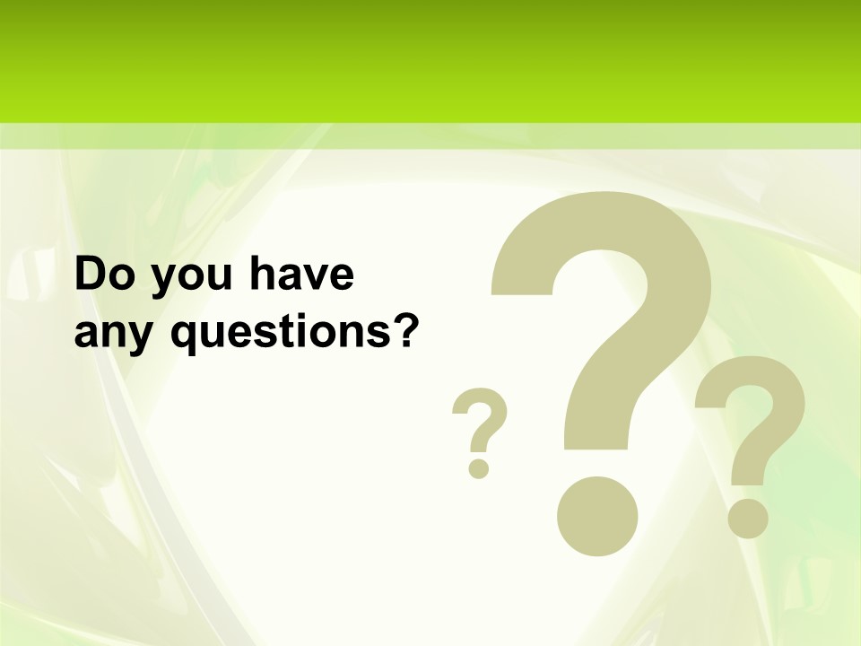 A Green And White Abstract Powerpoint Presentation PowerPoint Template