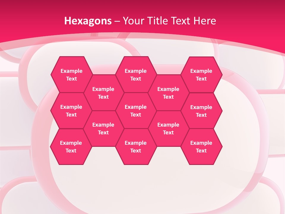 A Group Of Speech Bubbles On A Pink Background PowerPoint Template
