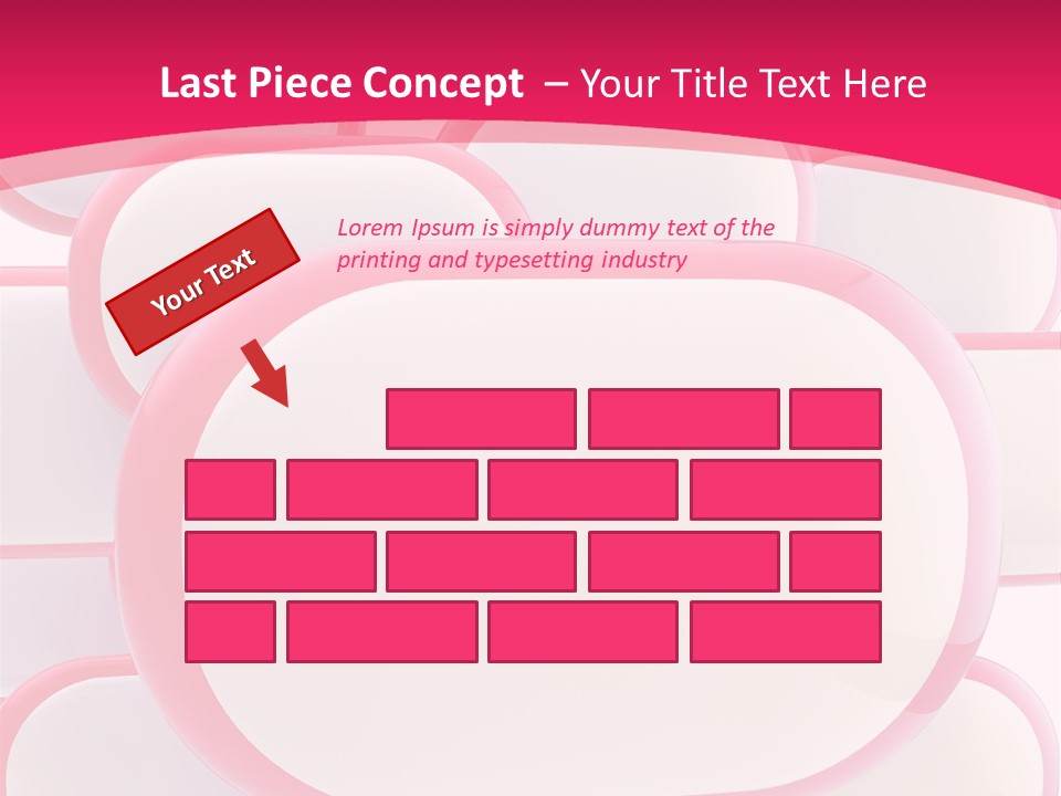 A Group Of Speech Bubbles On A Pink Background PowerPoint Template