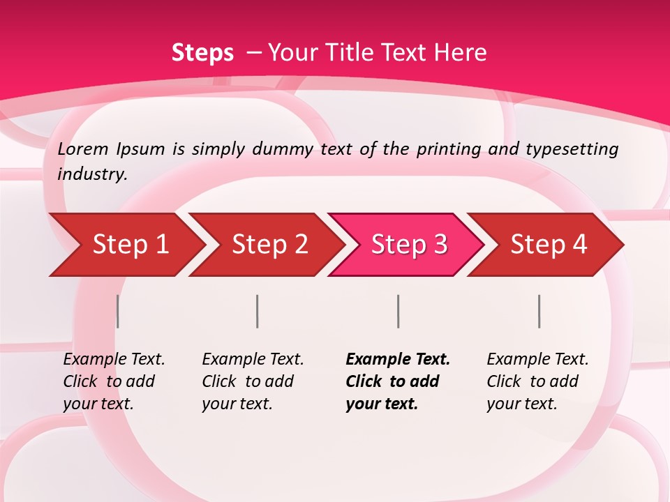 A Group Of Speech Bubbles On A Pink Background PowerPoint Template