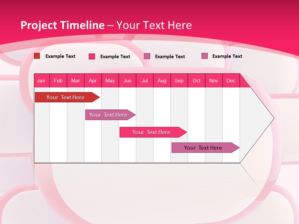 A Group Of Speech Bubbles On A Pink Background PowerPoint Template