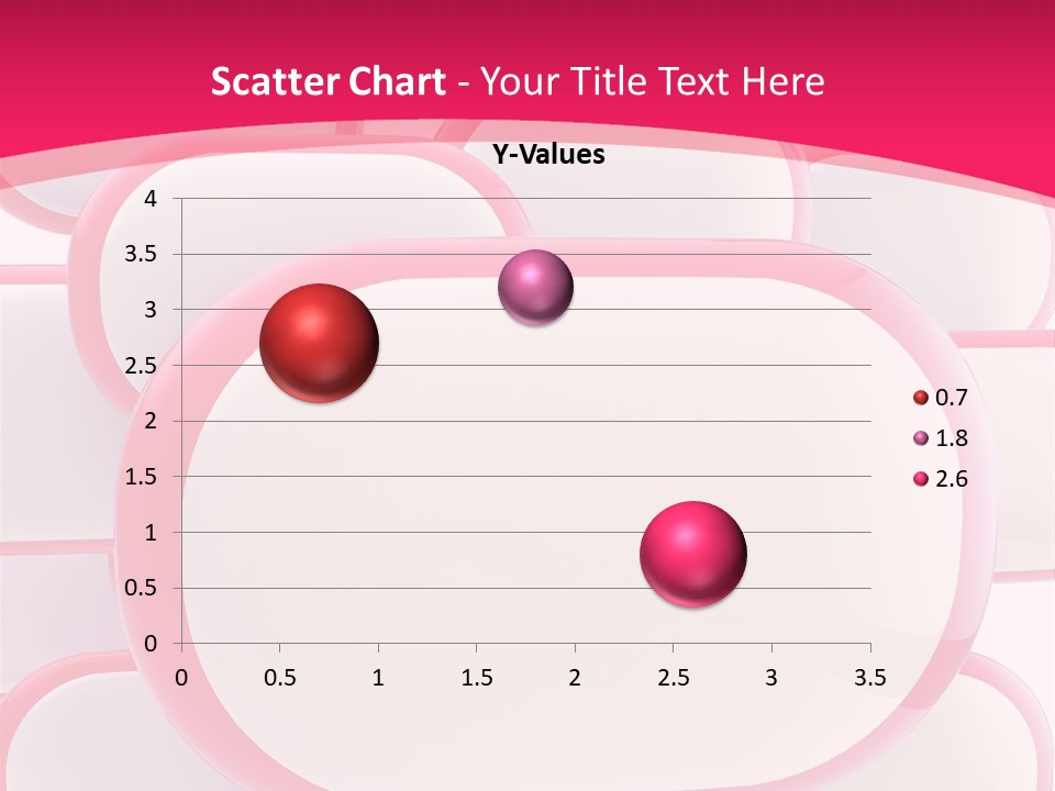 A Group Of Speech Bubbles On A Pink Background PowerPoint Template